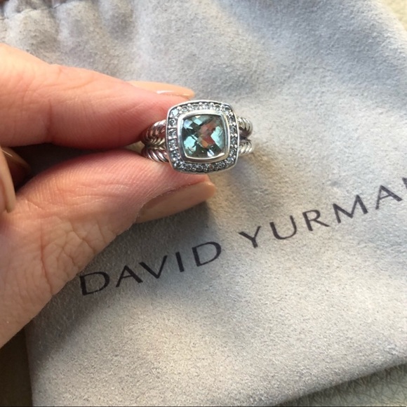 David Yurman Jewelry - David Yurman Prasiolite Petite Albion Ring
